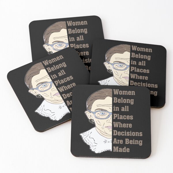 Item preview, RBG Feminist Women Belong in All Places Where Decisions Are Being Made designed and sold by Tatus Brinal.