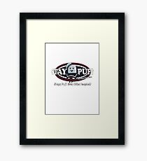 stay puft, logo, ghostbusters, movie, movie t-shirt Framed Print