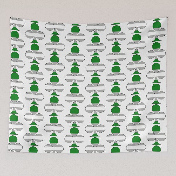 Item preview, Greyromantic Flag Clover designed and sold by L'lndicibIe.