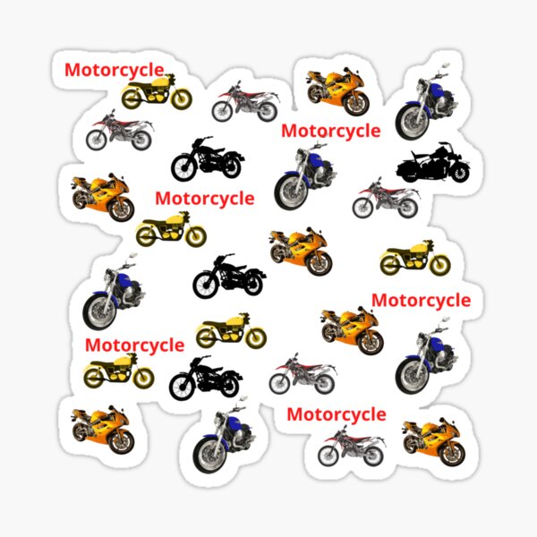 Motorcycles World Sticker