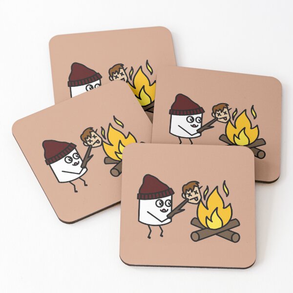 Item preview, Marshmallow roasting human designed and sold by ambertanderes.