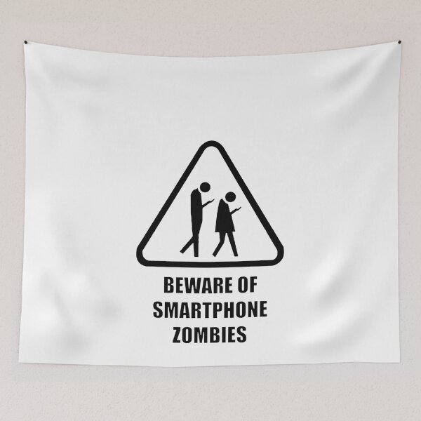 Item preview, Beware of smartphone Zombie designed and sold by VicFreedomind.