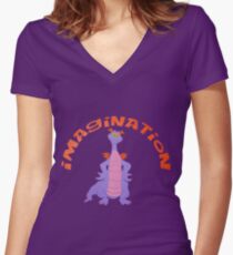 One Little Spark Women's Fitted V-Neck T-Shirt