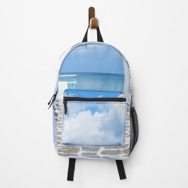 Item preview, Stunning photography of white pink and blue colours of Paros Island, Greece designed and sold by HTPOP.