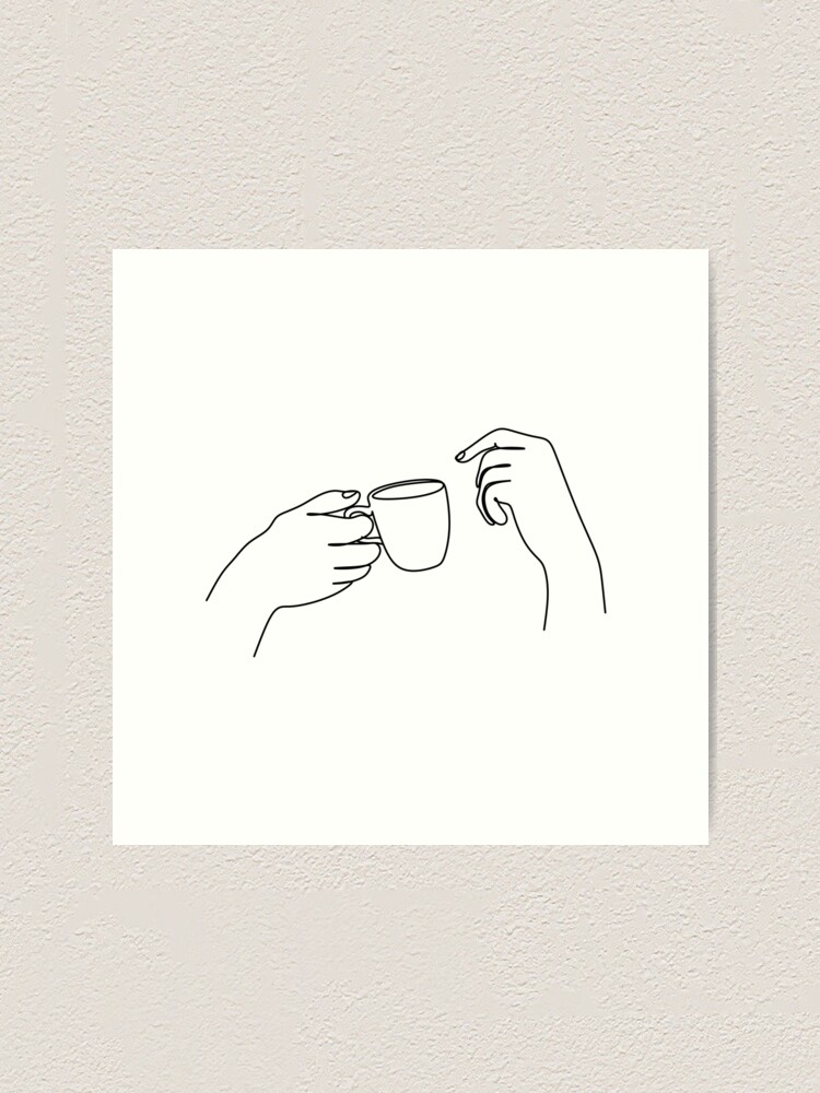 But First Coffee, One Line Drawing Coffee Mug, Aesthetic Mug