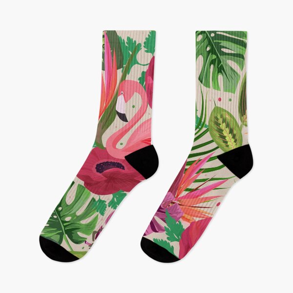 Artikelvorschau, Flamingo, nahtlose Musterillustration entworfen und verkauft von EveTStore.