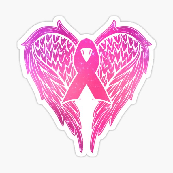 3 Pink Breast Cancer Ribbon 