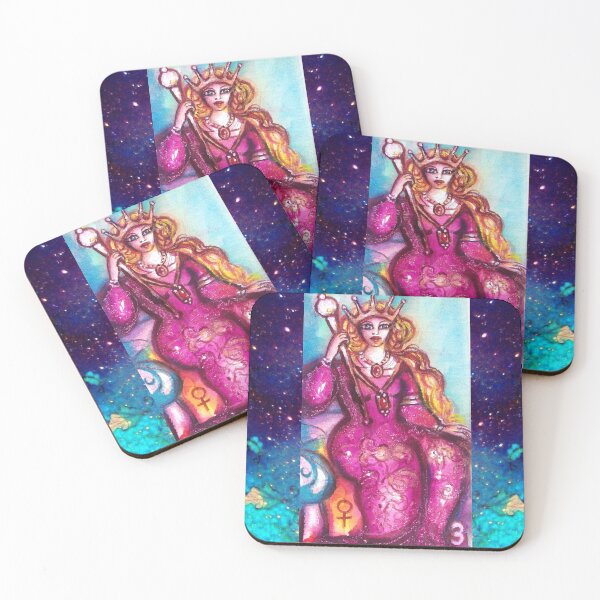 Item preview, TAROTS OF THE LOST SHADOWS / THE EMPRESS Watercolor by Bulgan Lumini designed and sold by BulganLumini.