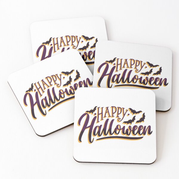 Item preview, Happy Halloween with bats designed and sold by Kawalicious.