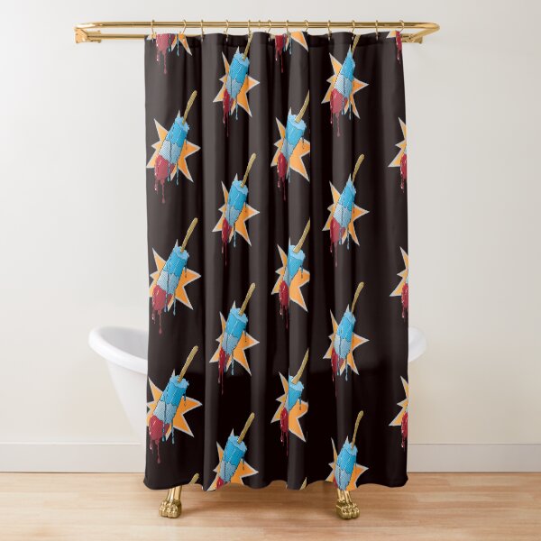 Pop Art Popsicle Shower Curtain