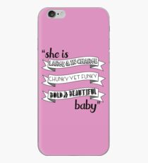 Latrice Royale / Ru Pauls Drag Race inspired 'She is large & in charge, chunky yet funky, bold & beautiful baby' design iPhone Case