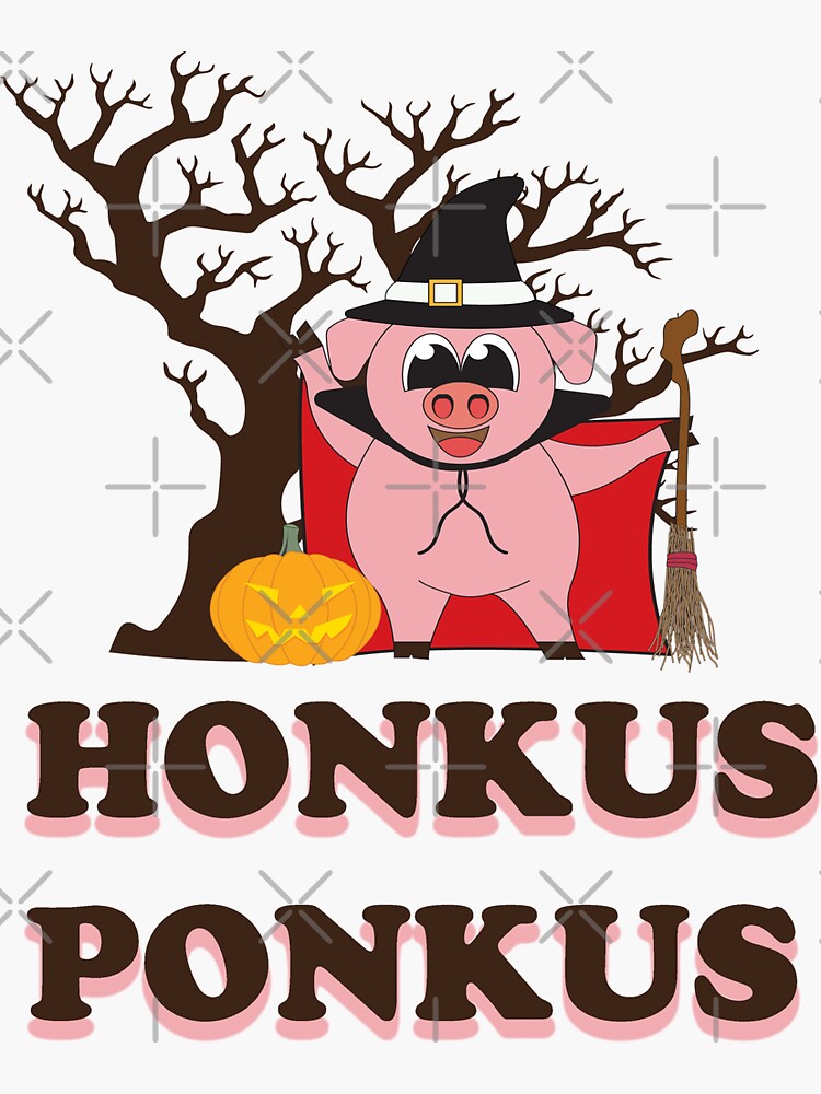 Discover Funny halloween witches duck cute honkus ponkus Sticker