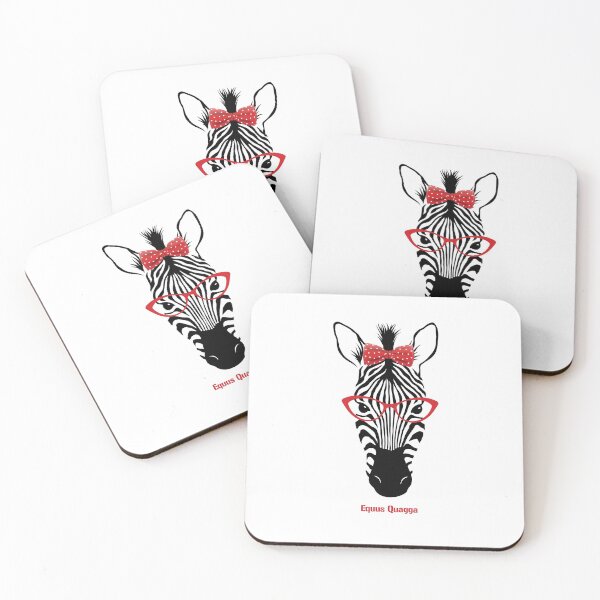 Item preview, Equus Quagga - Nerdy Plains Zebra designed and sold by OBJETDART.