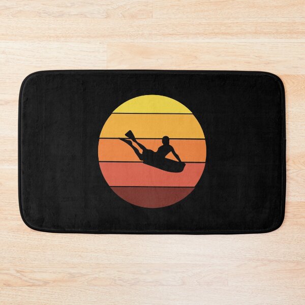Item preview, Vintage Retro Sunset Body boarding Water Sport Gift designed and sold by TastefulTees.