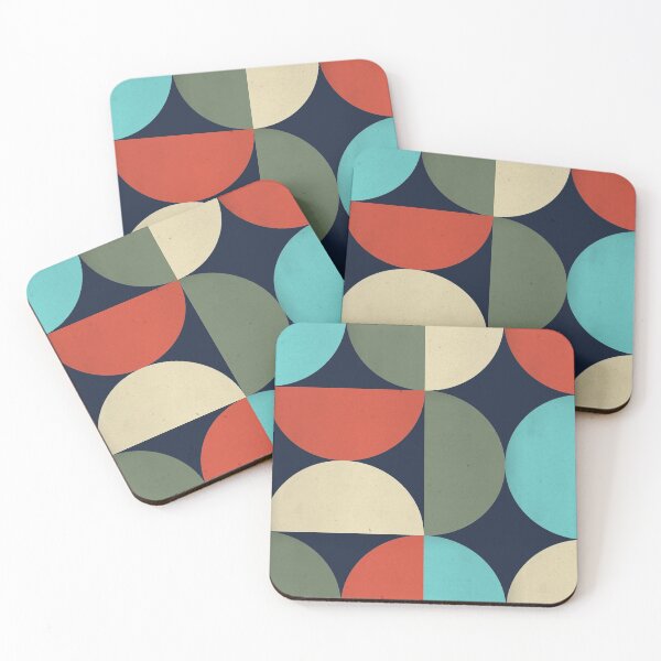 Item preview, half moon abstract retro full colors designed and sold by hppkoala_am.