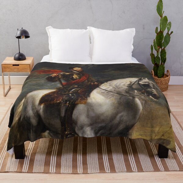 Item preview, Royal on Horseback - royal portrait art designed and sold by Vintage Designs +.