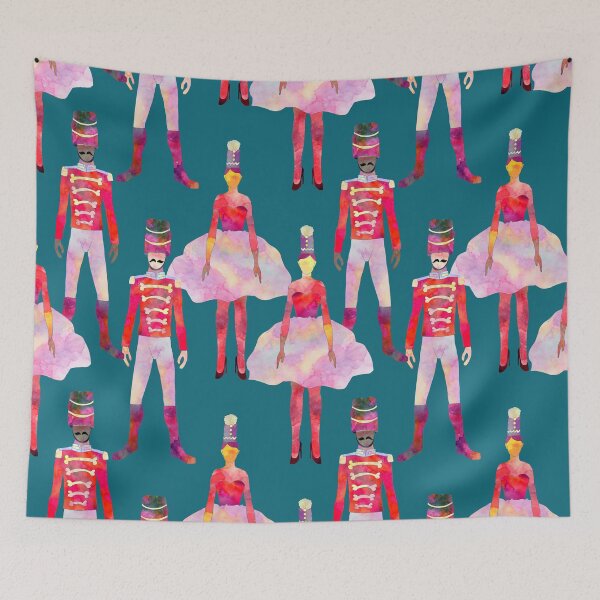 Item preview, Nutcrackers Teal Blue designed and sold by NOTSNIW ART.