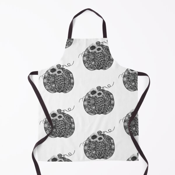 Item preview, Halloween  pumpkin, sunflower, leopard in black  and  white design  designed and sold by Moussa  Sussi.