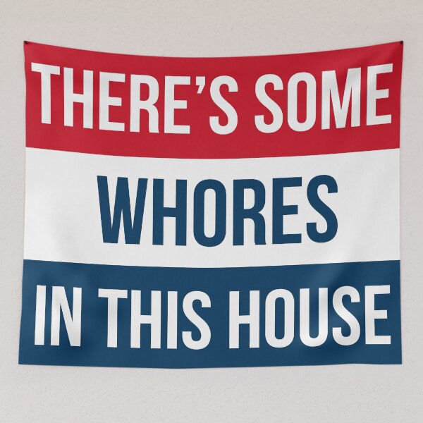 Item preview, Whores In This House designed and sold by GlowinUp Shop.