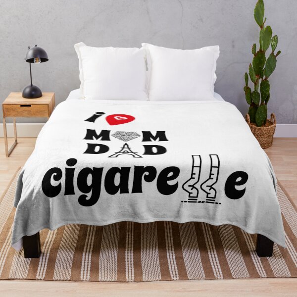 Item preview, I love mom AND DAD AND CIGARETTE funny shirt designed and sold by BAFtime.