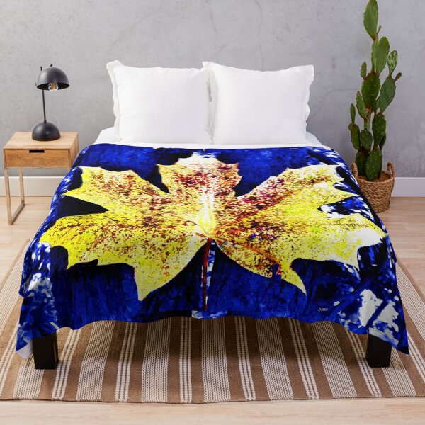 Item preview, Maple Leaf in Blue Nature designed and sold by Daniel Janda.