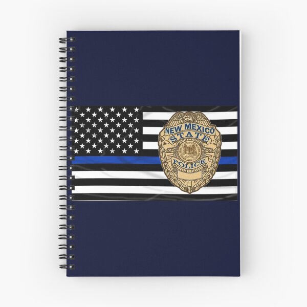 Item preview, New Mexico State Police Blue Line Flag designed and sold by Lawrence Baird.