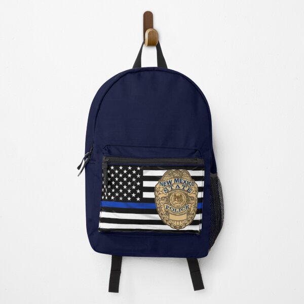 Item preview, New Mexico State Police Blue Line Flag designed and sold by Lawrence Baird.