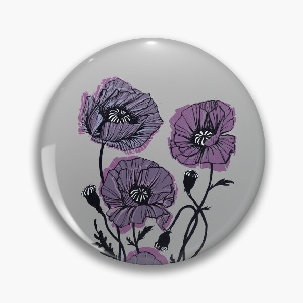 Item preview, Asexual Pride Poppy designed and sold by Atelier Eyeling.