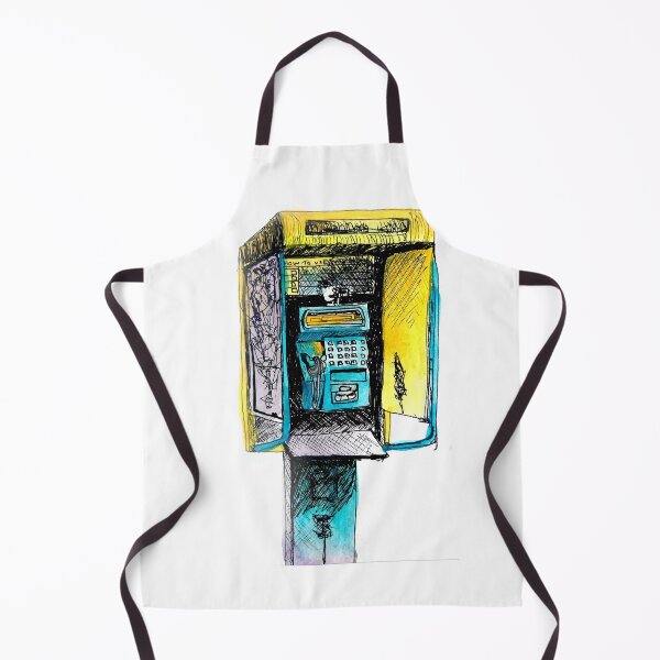 Item preview, Phone box watercolour sketch designed and sold by lifeissketchy.