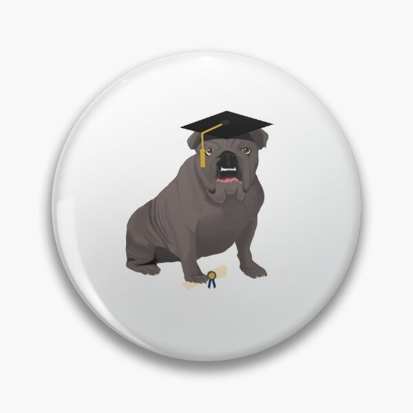 Item preview, Graduation Gray Bulldog designed and sold by cmd-art.