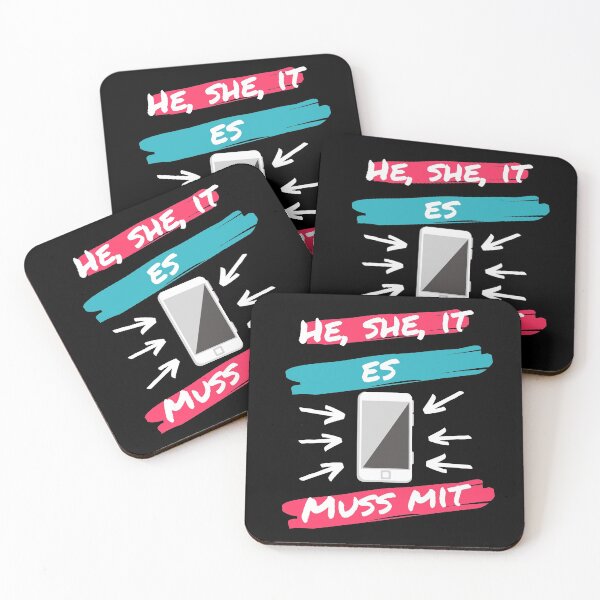 Item preview, He She It Must Be With English Grammar Pun designed and sold by OmmeDesigns.