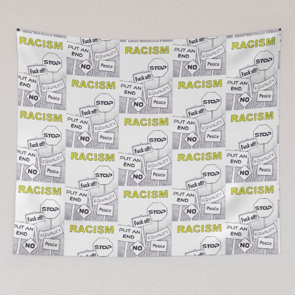Item preview, Racism_Schilder designed and sold by Zimart.