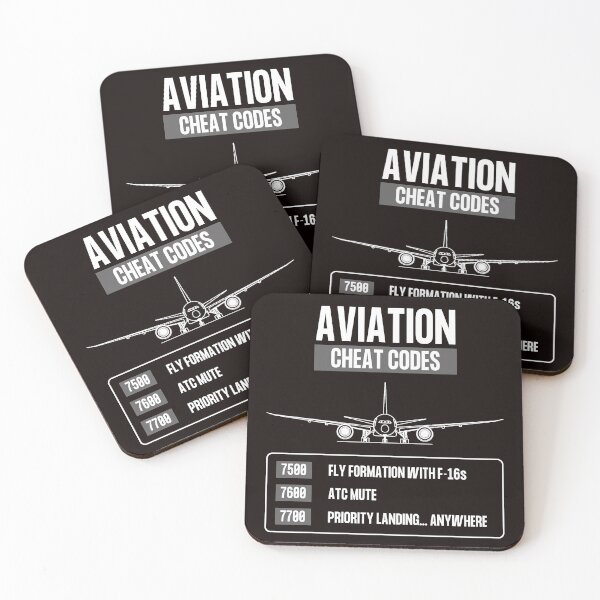 Item preview, Aviation Cheat Codes, emergency, loss of radio, hijacking designed and sold by ApparelFactory.