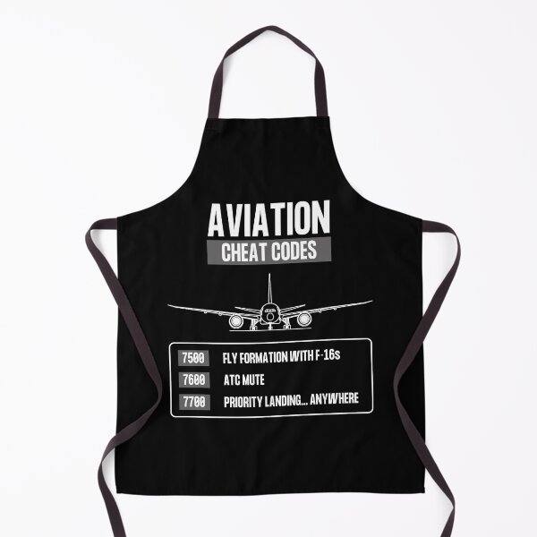 Item preview, Aviation Cheat Codes, emergency, loss of radio, hijacking designed and sold by ApparelFactory.