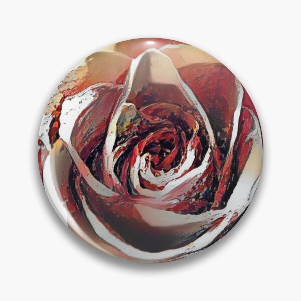 Item preview, painted rose designed and sold by StudioCorvid.