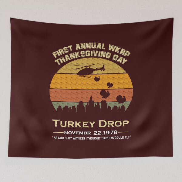 Item preview, Original funny turkey thanksgiving day wkrp  designed and sold by SRedha.