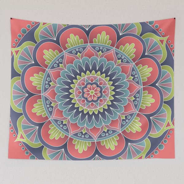 Aperçu de l'œuvre Mandala coloré créée et vendue par rbergelin.
