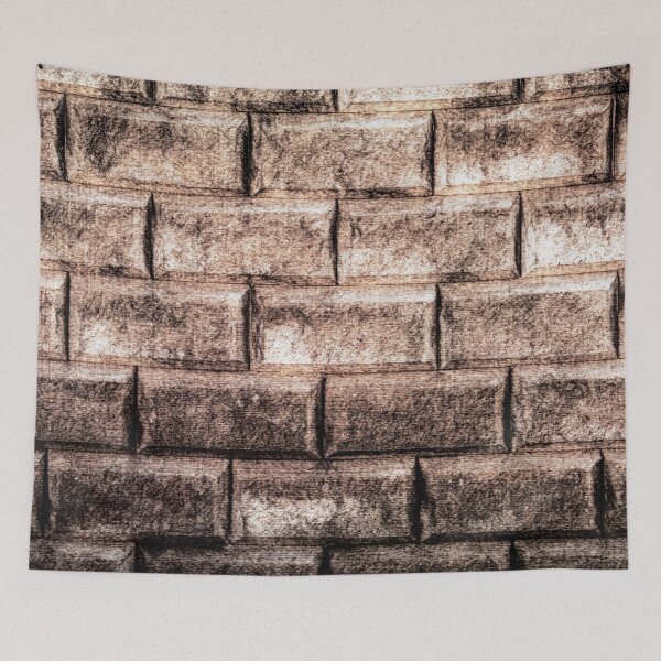 Item preview, Rustic stone brick wall pattern designed and sold by SulkaCreative.