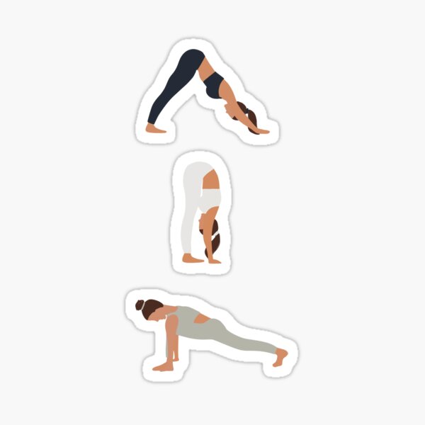 Yoga Stickers for Sale