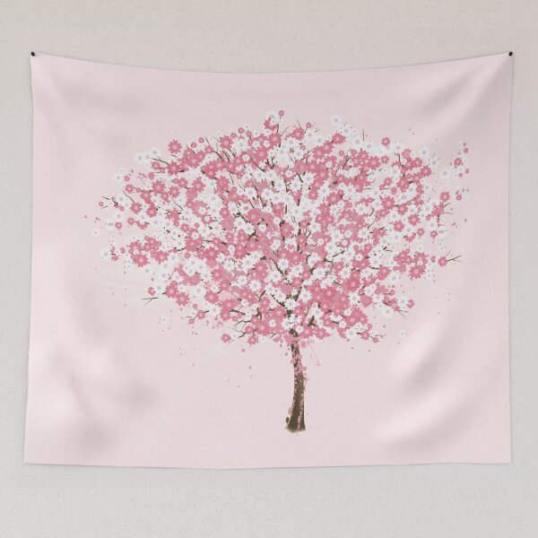 Item preview, cherry blossom pink tree (Sakura cherry blossom tree) designed and sold by SherriMans.