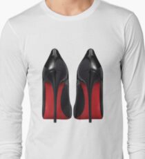 Red Sole Heels - Designer/Fashion/Trendy/Hipster Meme Long Sleeve T-Shirt