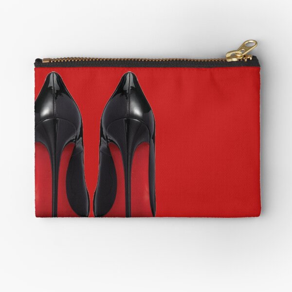 Red Sole Heels - Designer/Fashion/Trendy/Hipster Meme Zipper Pouch