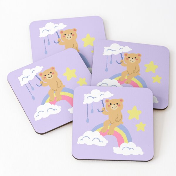 Item preview, Pastel Rainbow Bear designed and sold by OhMyStarling.