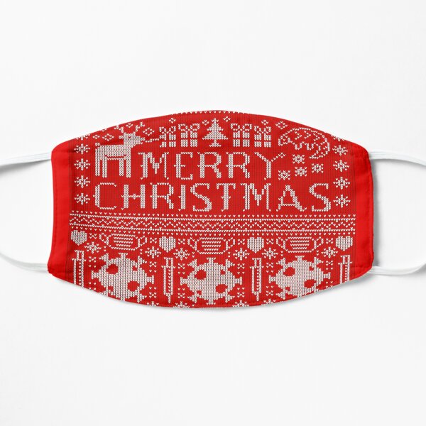 Coronavirus Funny 2020 Merry Christmas sweater Norwegian pattern Mask