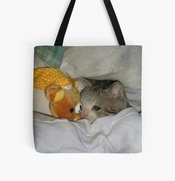 『TAKA ORIGINAL』Crying in Style Cat Tote トートバック IMG_5684.jpg?v=1666218716