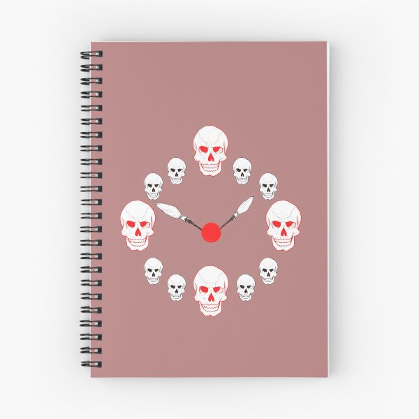 Item preview, Spooky Halloween skull clock designed and sold by The Logical Being.