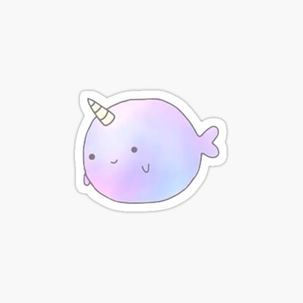  Narwhal Sticker Kawaii Stickers Waterbottle Sticker Tumblr  Stickers Laptop Stickers Vinyl Stickers : Electronics