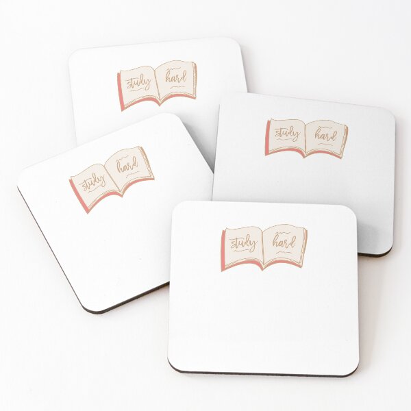 Item preview, Study Hard Books Drawn College School designed and sold by sharedipmemes.