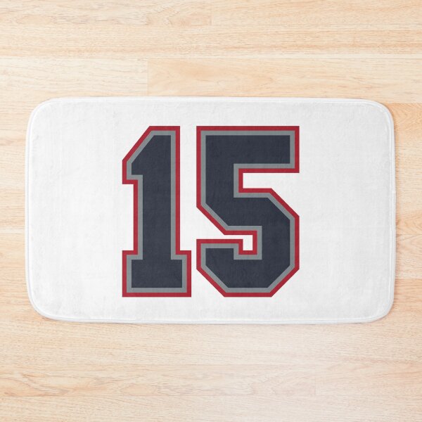 Item preview, 15 Navy Grey Red Sports Number Fifteen designed and sold by HelloFromAja.
