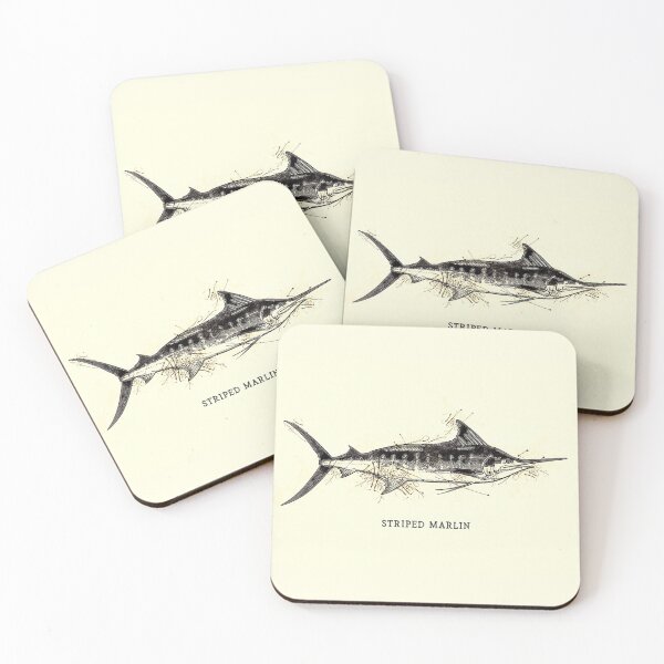 Item preview, Striped Marlin Vintage Art for the Ocean Lovers and Extreme Anglers / Gifts for Fisherman designed and sold by Naumovski.